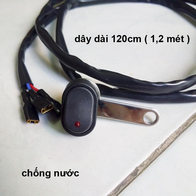 Công Tắc Led chân ốc cho xe máy NK081
