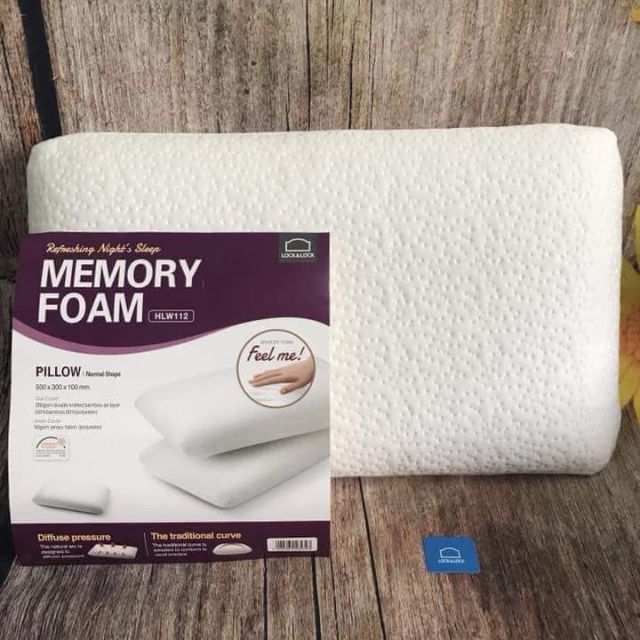 Gối thẳng Lock&Lock Memory Foam 50D HLW112