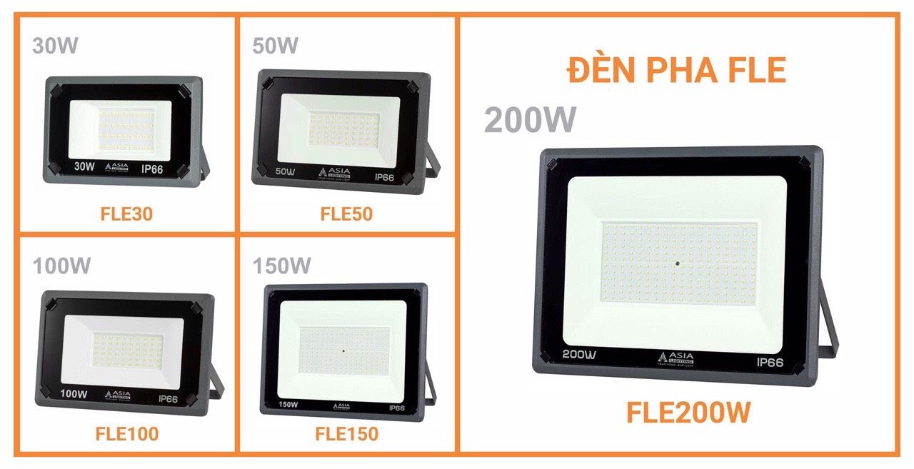 Đèn Pha LED chip SMD IP66  150w ASIA