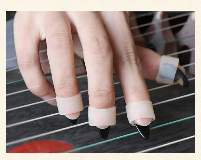 Bộ 4 vòng cao su cho móng đàn cổ tranh ( đàn guzheng)