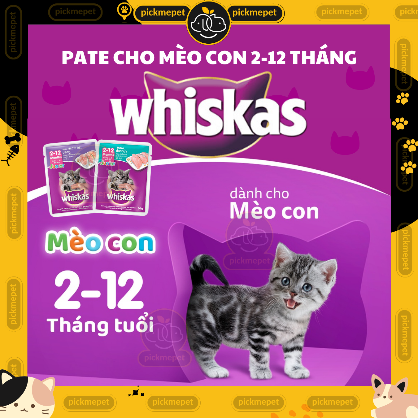 Pate Whiskas Junior For Kittens 80g