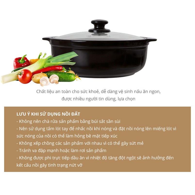 Nồi Đất Dong Hwa 1000Ml