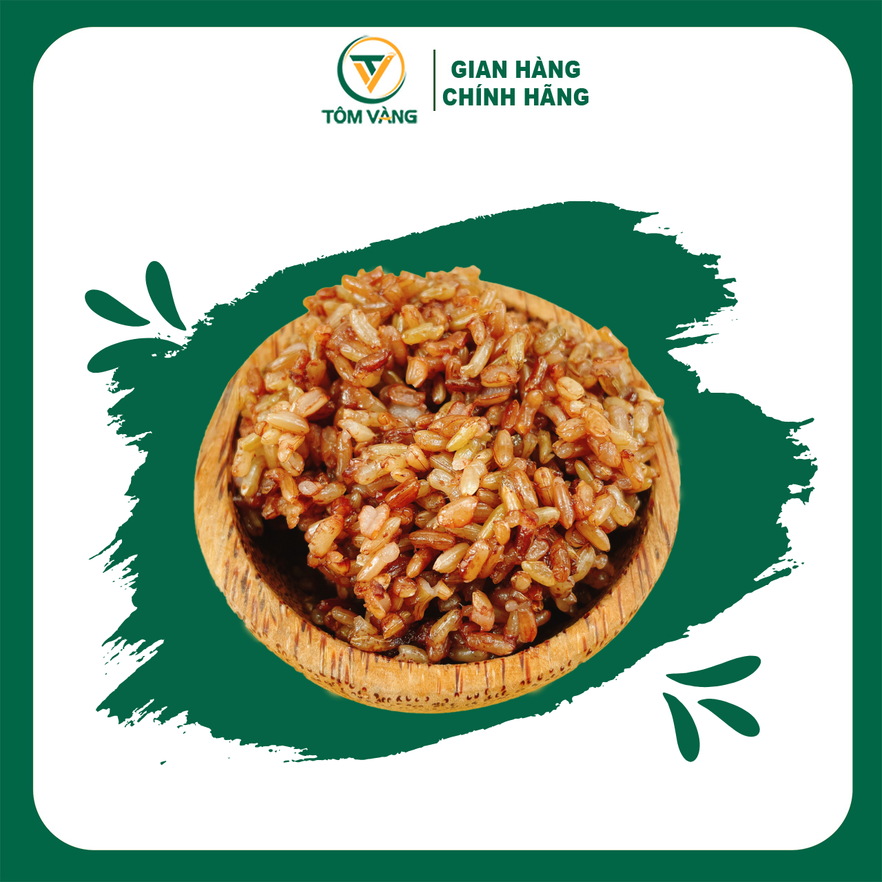 Combo 5kg Gạo Lứt Dẻo Điện Biên Tôm Vàng