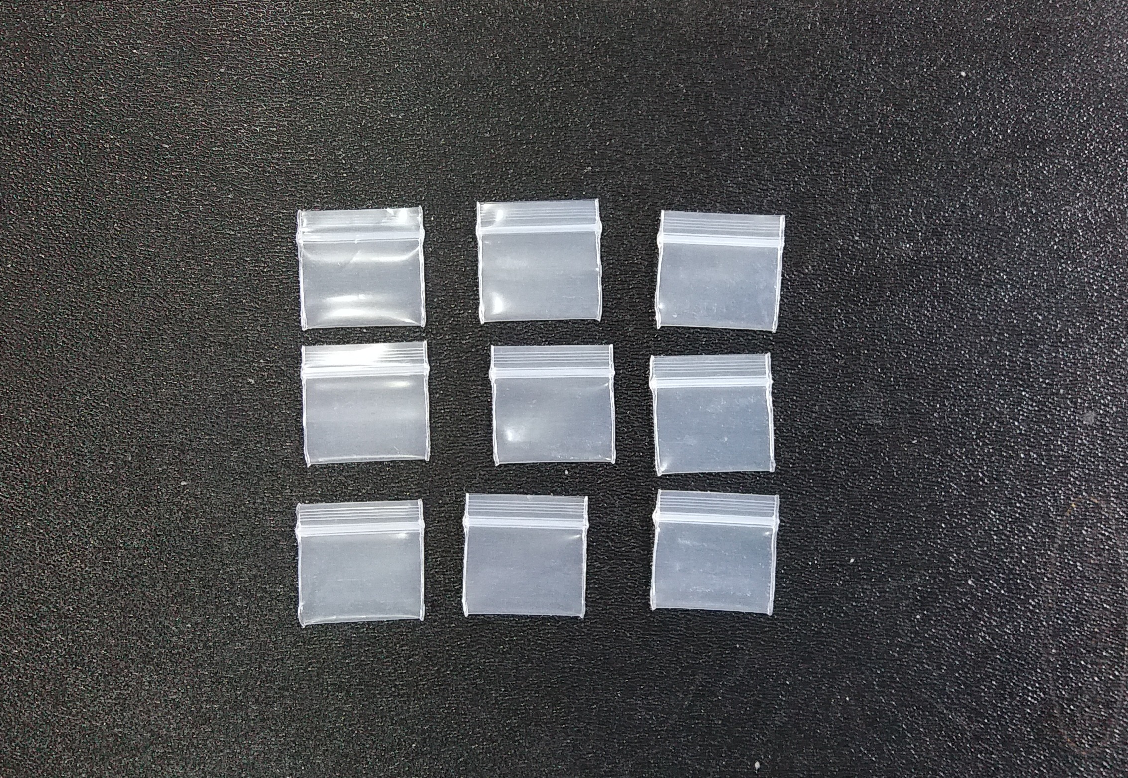 Combo 200 túi zip mini viền trắng 1.5x2cm dầy đẹp