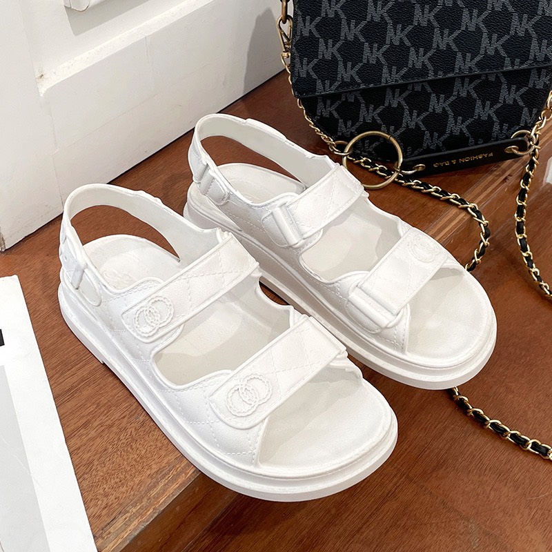 Sandal Cao su dẻo 3cm siêu êm