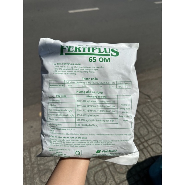Phân hữu cơ FERTIPLUS viên nở Hà Lan gói 1kg