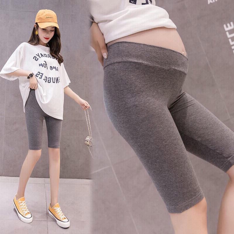 Quần ngố bầu cạp chéo thời trang-2 mầu đen xám