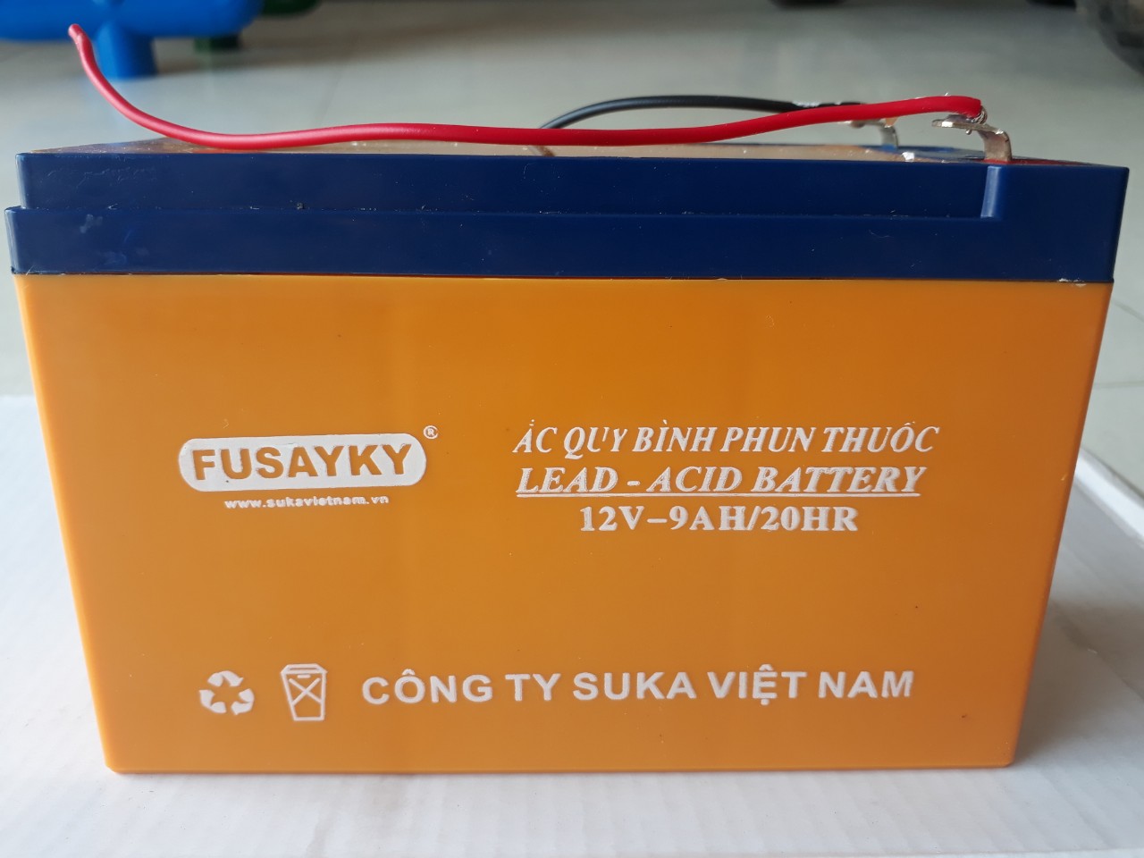 Acquy Bình xịt điện - Bình acquy 12v-9ah dành cho loa kéo - sử dụng bền - acquy 12v-9ah- Acquy Bình Bơm điện