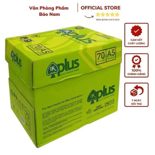 Giấy in khổ A5 - Giấy in IK PLUS khổ A5