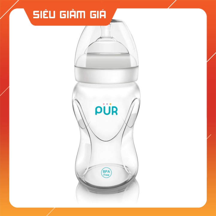 Bình sữa cổ rộng Pur Advanced Plus 150ml/250ml