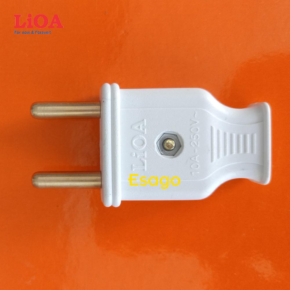 [HCM]Phích cắm điện LiOA 2 chân cắm tròn lớn Ø5