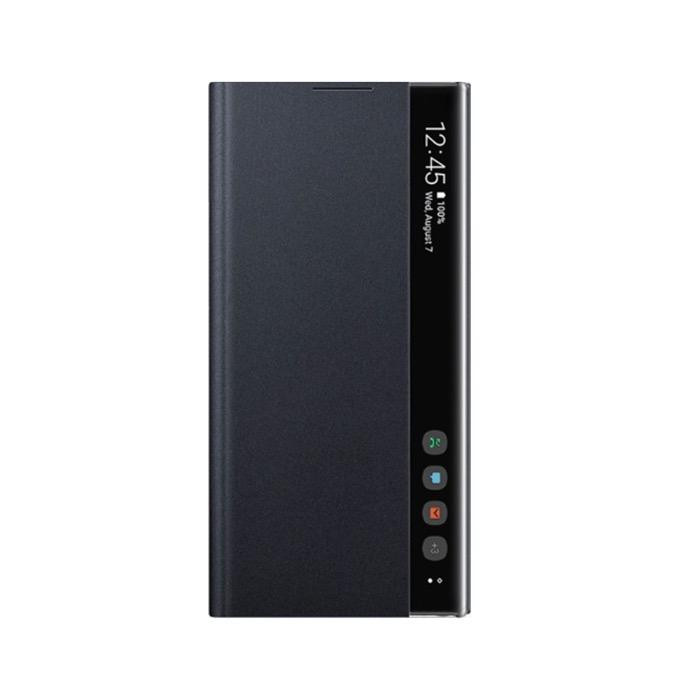 Bao da Clear view Galaxy Note 10 Plus thông minh, ảnh thật