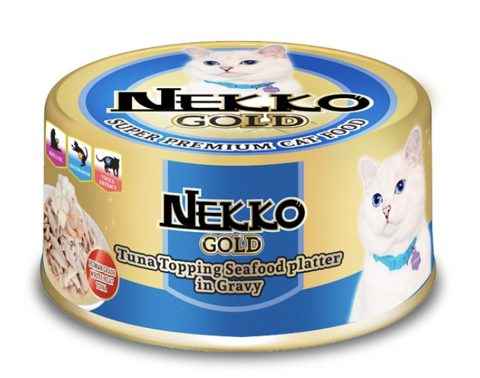 PATE NEKKO GOLD CAO CẤP THỨC ĂN ƯỚT CHO MÈO Lon 85g