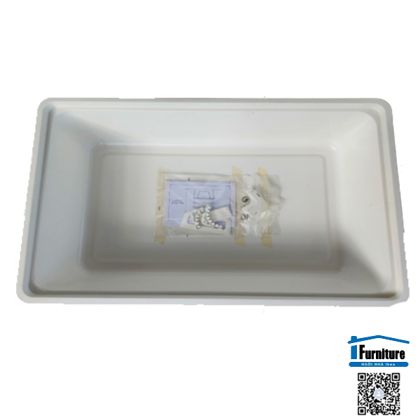 Giỏ nhựa Algot nông 38x60x15