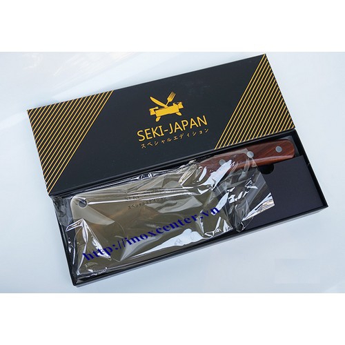 [HCM]Dao chặt inox cán gỗ Seki Nhật Bản