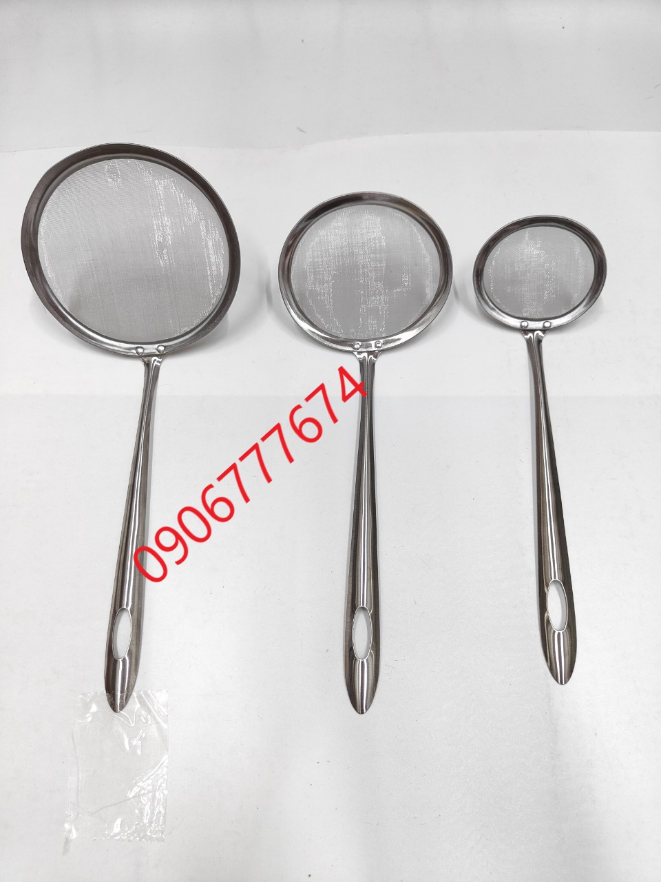 Vá vớt bọt / hớt bọt inox dạng lưới khít , mịn [Ảnh thật] [Có sẵn]