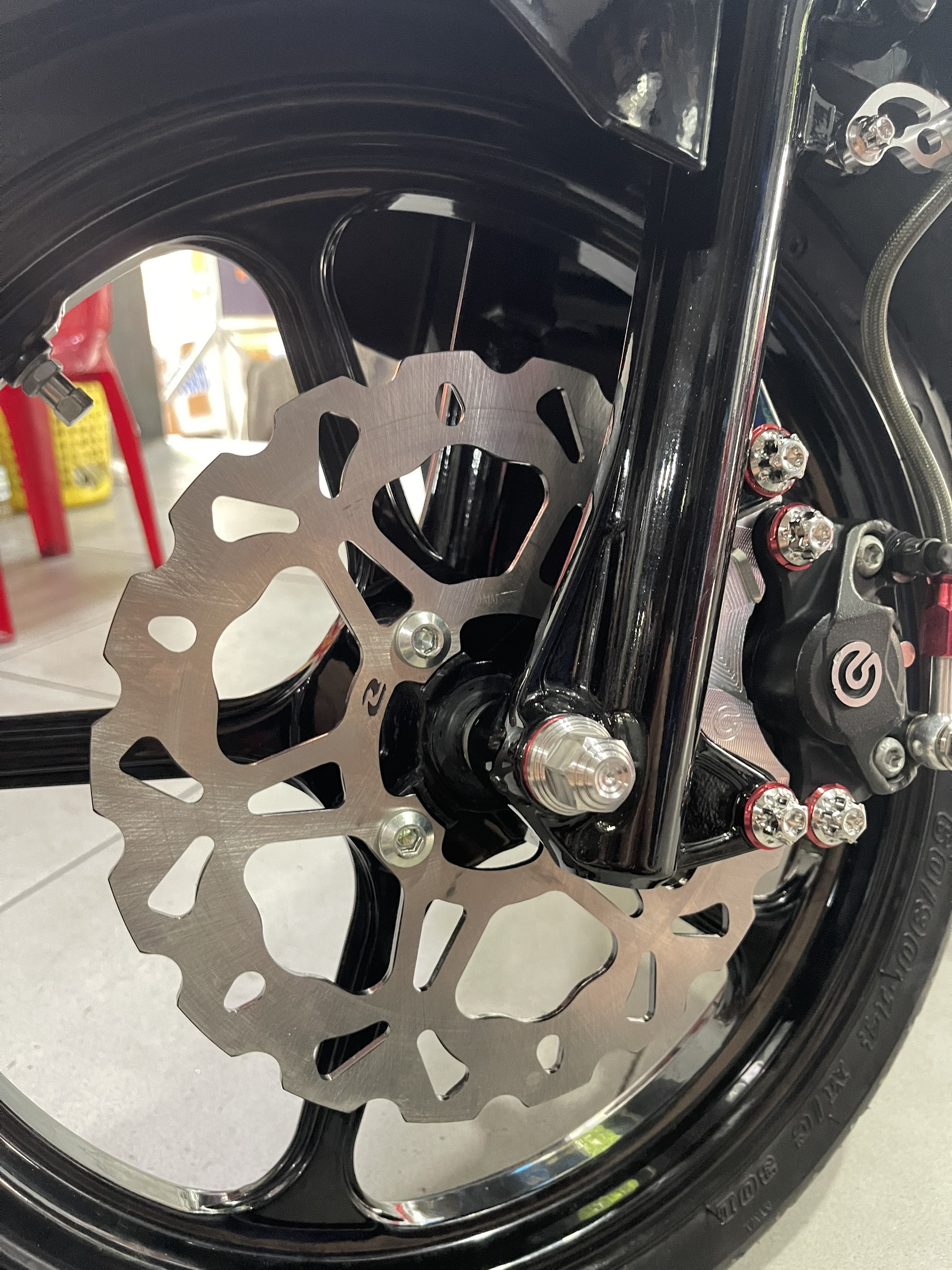 [HCM]ĐĨA THẮNG TRƯỚC RACING BOY EXCITER 135 C.HÃNG