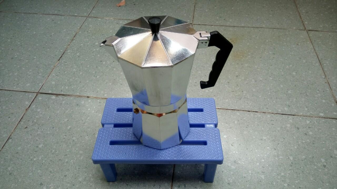 [HCM]Ấm pha cà phê 600ml ấm pha cà phê moka pot express 12 tách