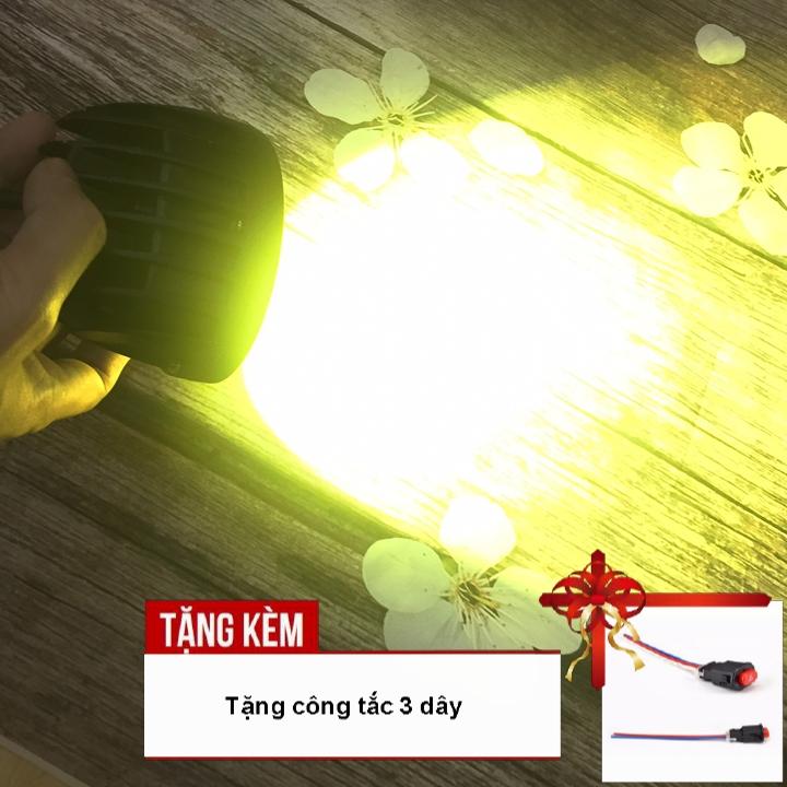 Đèn trợ sáng L2 chế độ cho xe máy (ánh sáng Vàng) G212-TẶNG NGAY BẠN CHIẾC CÔNG TẮC CHUYỂN ĐỔI