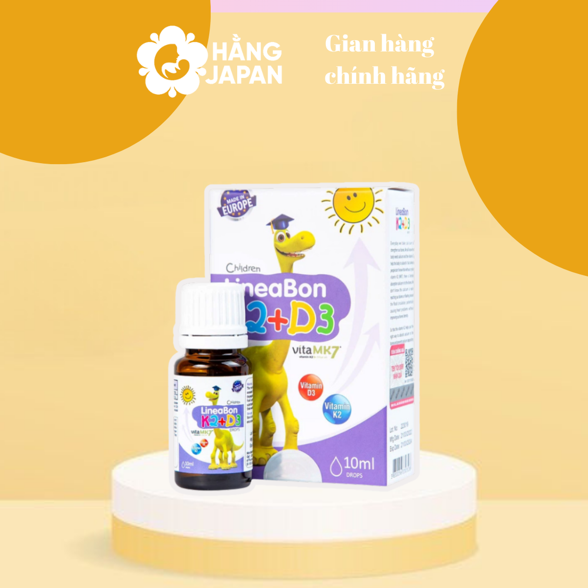 Vitamin k2+d3 lineabon drops 10ml