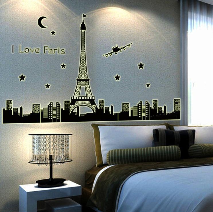 Decal dán tường Paris- P23-vivadecal