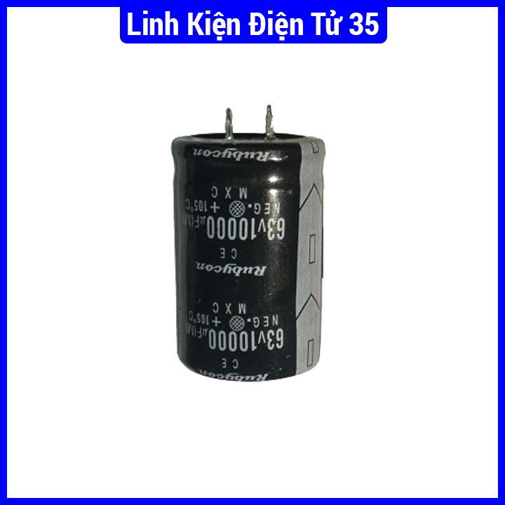 Tụ hoá phân cực 63V điện dung 1000uF
