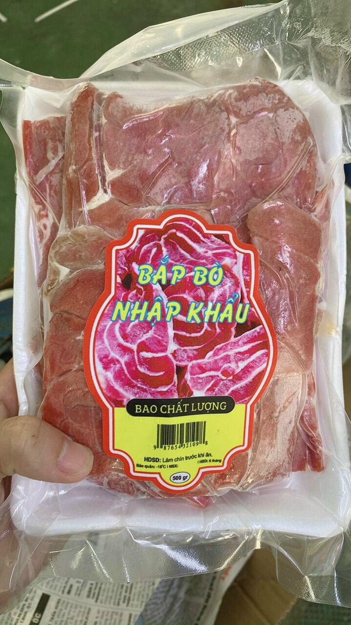 Ba rọi trâu cắt lát vĩ 450gr (giao tphcm)