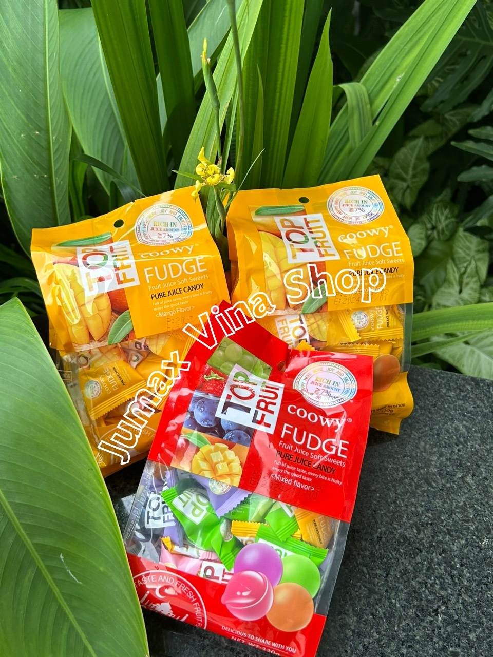 [HCM] BAO BÌ MỚI Kẹo dẻo trái cây Coowy TOP FRUIT COOWY