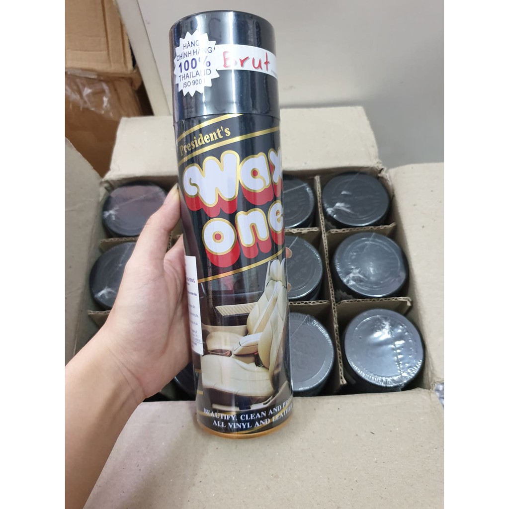 Xịt Bóng Và Vệ Sinh Đồ Da Đồ Gỗ Wax One 450ML