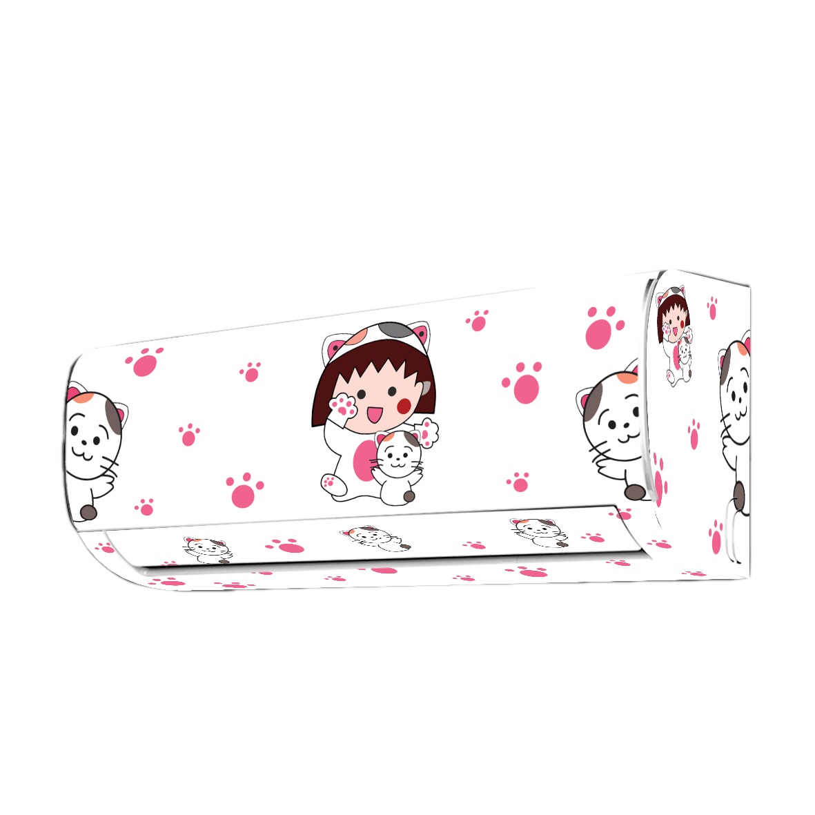 Decal dán máy lạnh full 4 mặt MARUKO  CUTE - THUTHAODECOR