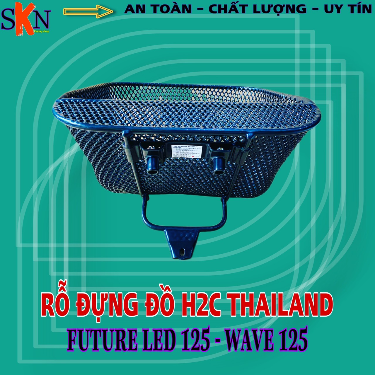Future led-wave 125i portable storage basket