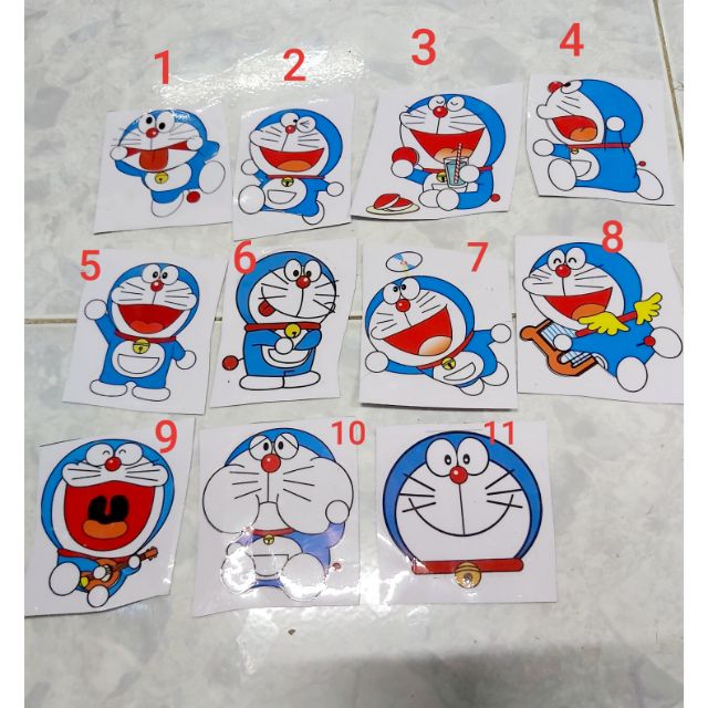 Combo 1 tem sticker decal bst doremon dán mọi nơi giá rẻ