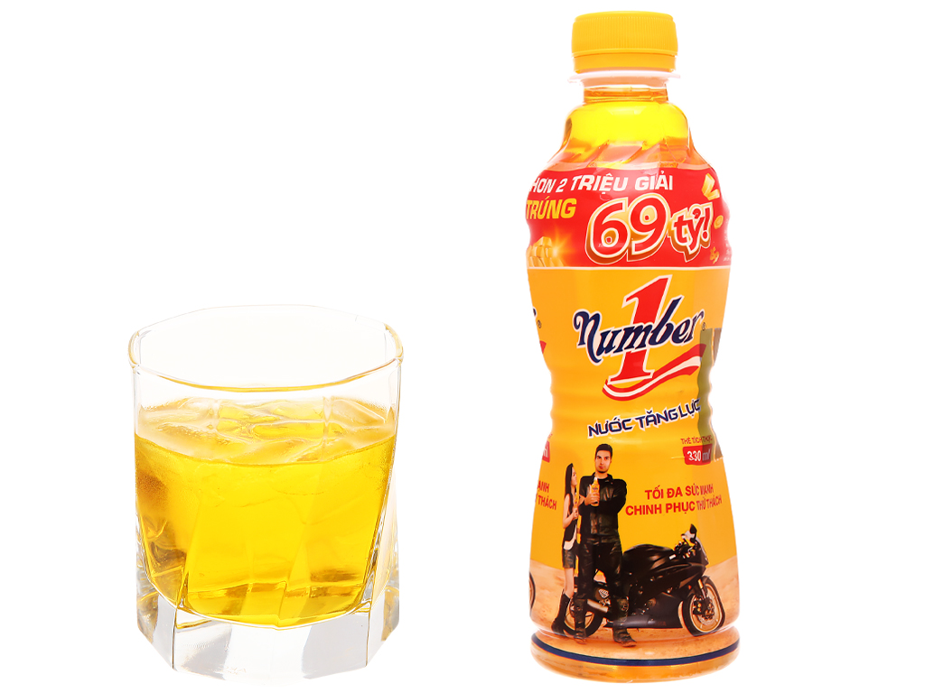 24 chai nước tăng lực Number1 330ml