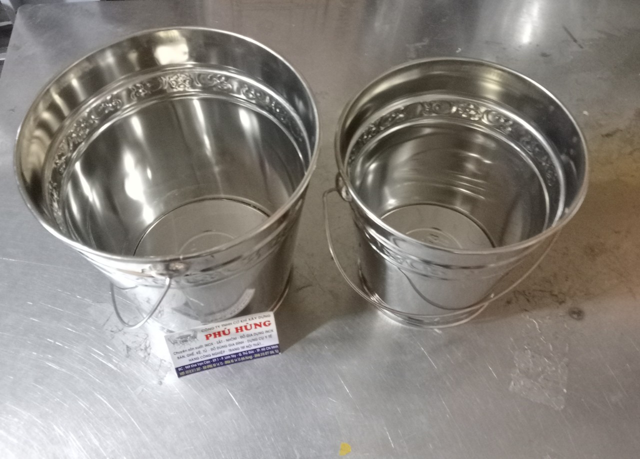 XÔ ĐÁ INOX 304