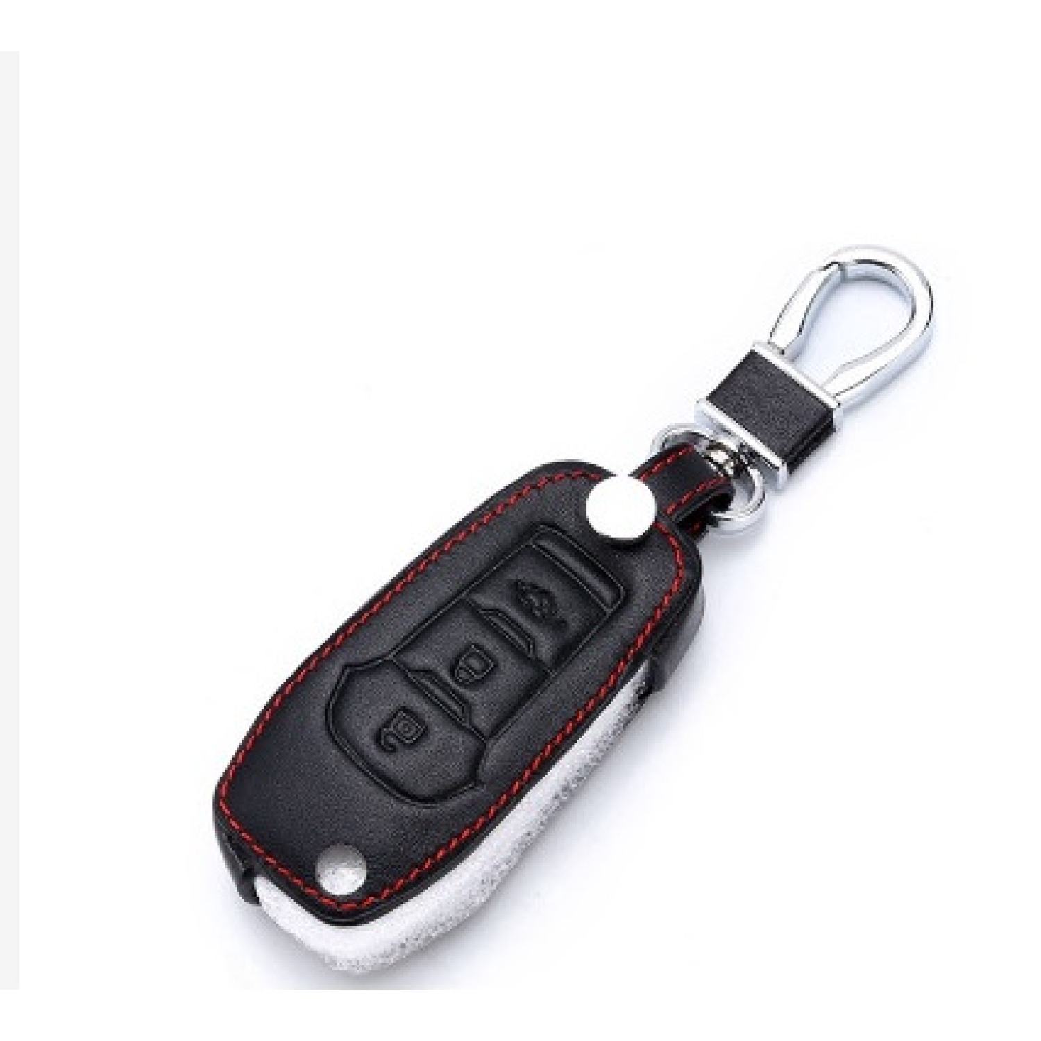 Ốp khóa kim loại - chìa smartkey ô tô Ford Ranger XLS, XLT, Wildtrak,bao da