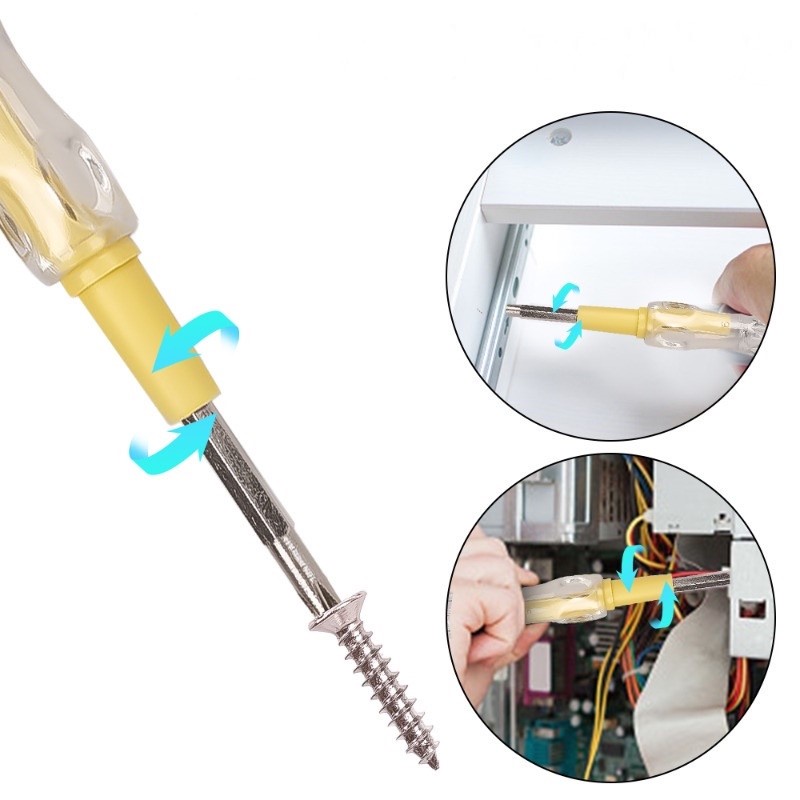 Bút thử điện đa năng kiêm tô vít 2 đầu