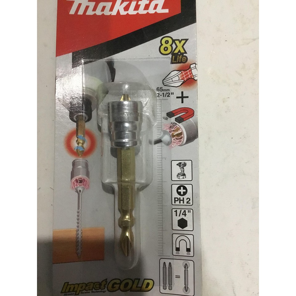 ĐẦU BẮT VÍT CÓ NAM CHÂM TRỢ LỰC MAKITA B30483