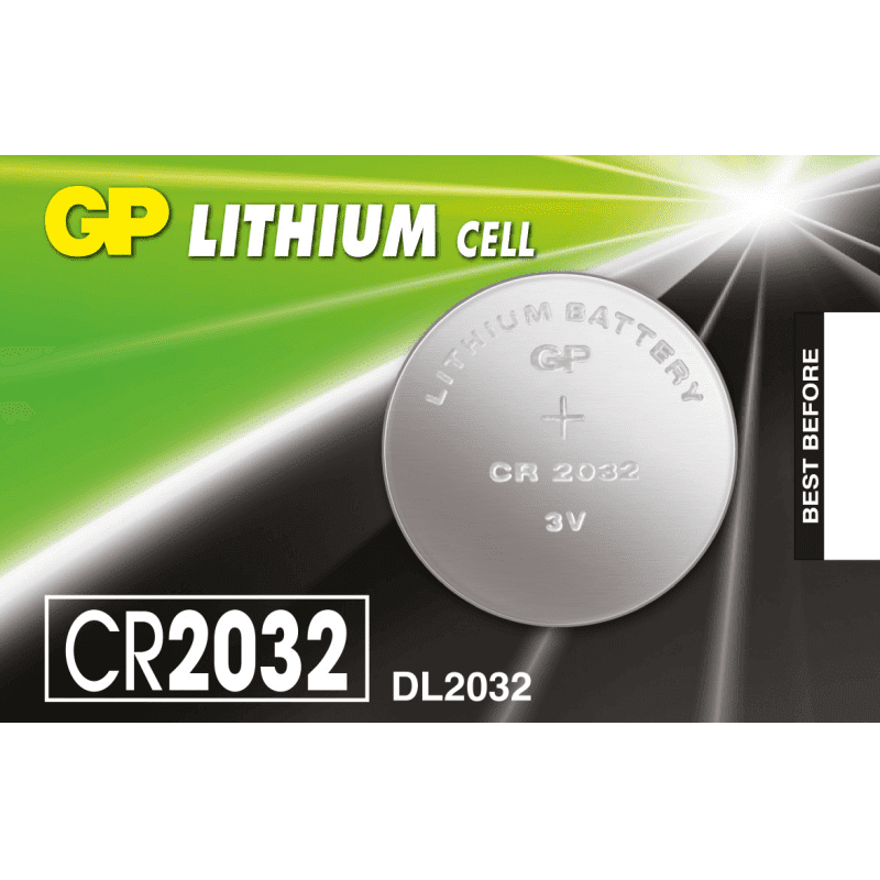 Vỉ 5 viên pin cúc áo GP Lithium CR2032