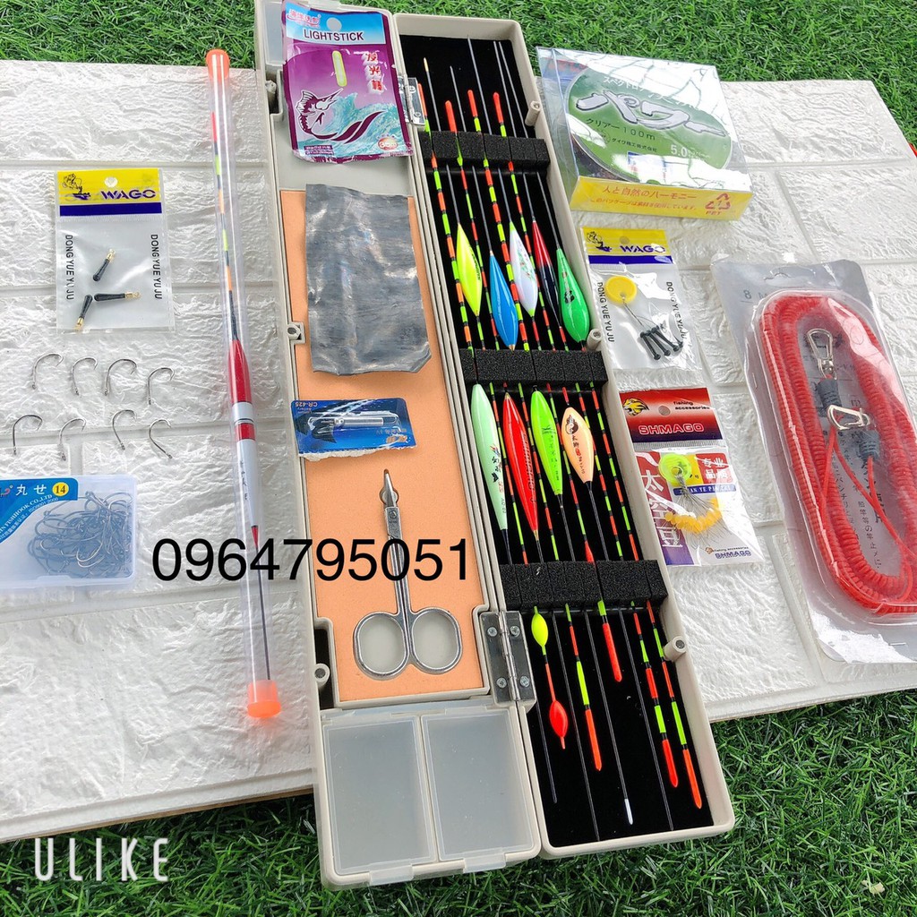Combo phao câu đài kèm phụ kiện  (cam kết bảo hành đổi trả trong 2 tuần đầu)