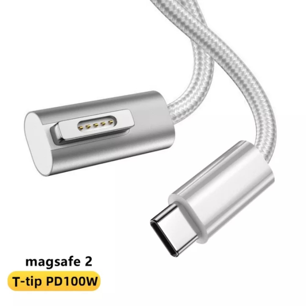 Dây cáp sạc chuyển đổi usb type c sang magsafe 2 cho macbook pro air 100w 65w