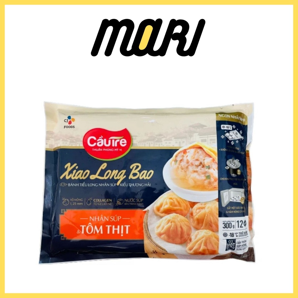 Tiểu long bao nhân súp tôm thịt CJ 300g