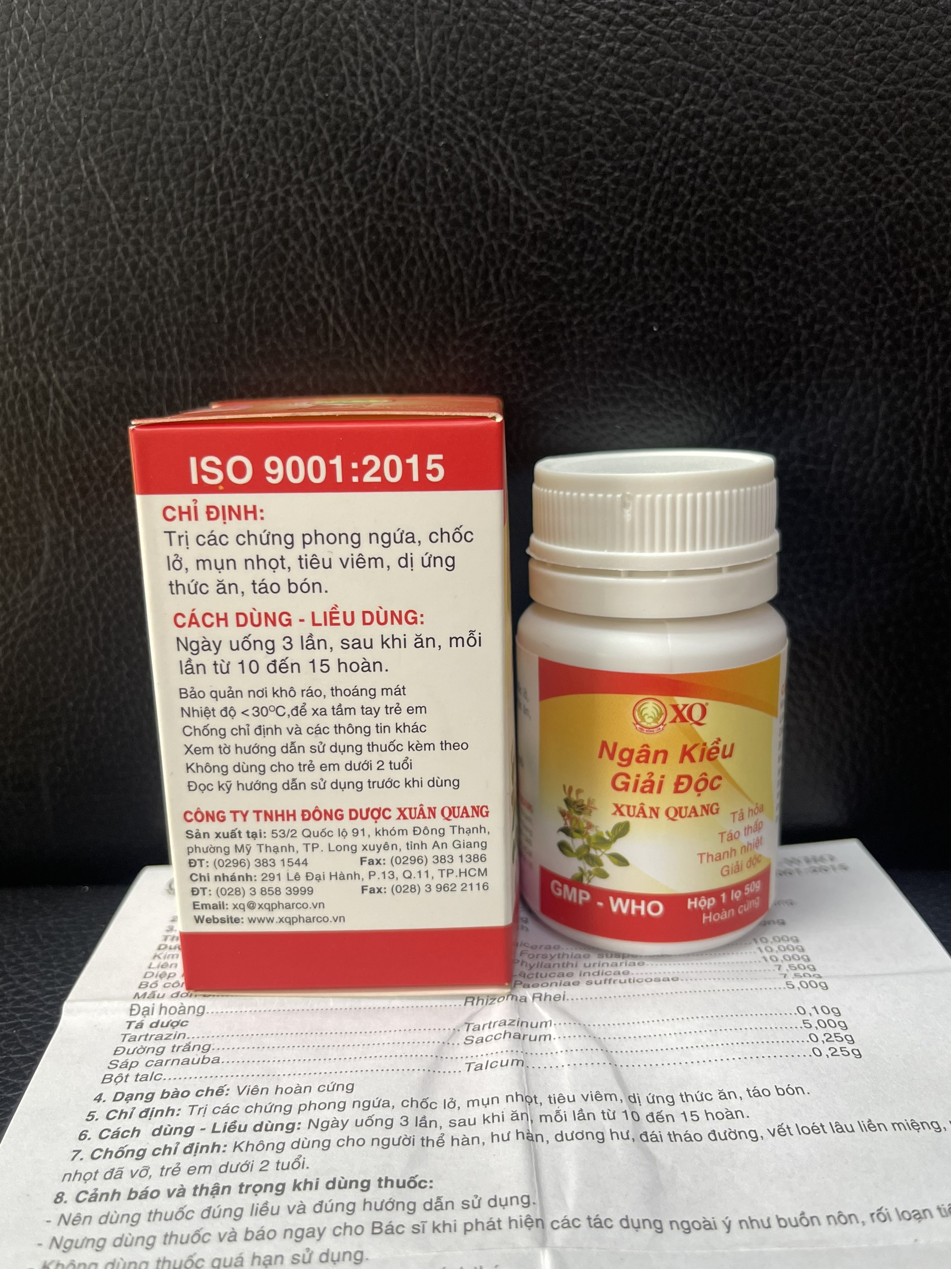 Ngân Kiều Giải Độc Xuân Quang 50Gram