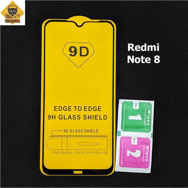 Kính cường lực Xiaomi redmi note 8 / note 8 pro full 9D viền siêu mỏng + Dán lưng PPF Ánh 7 màu cao cấp Combo 2 sản phẩm