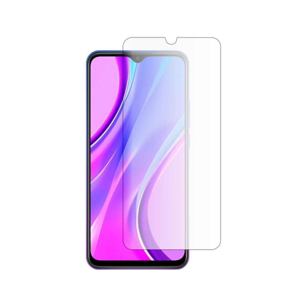 Kính cường lực trong suốt cho Xiaomi Redmi 9 (Kèm miếng lau)