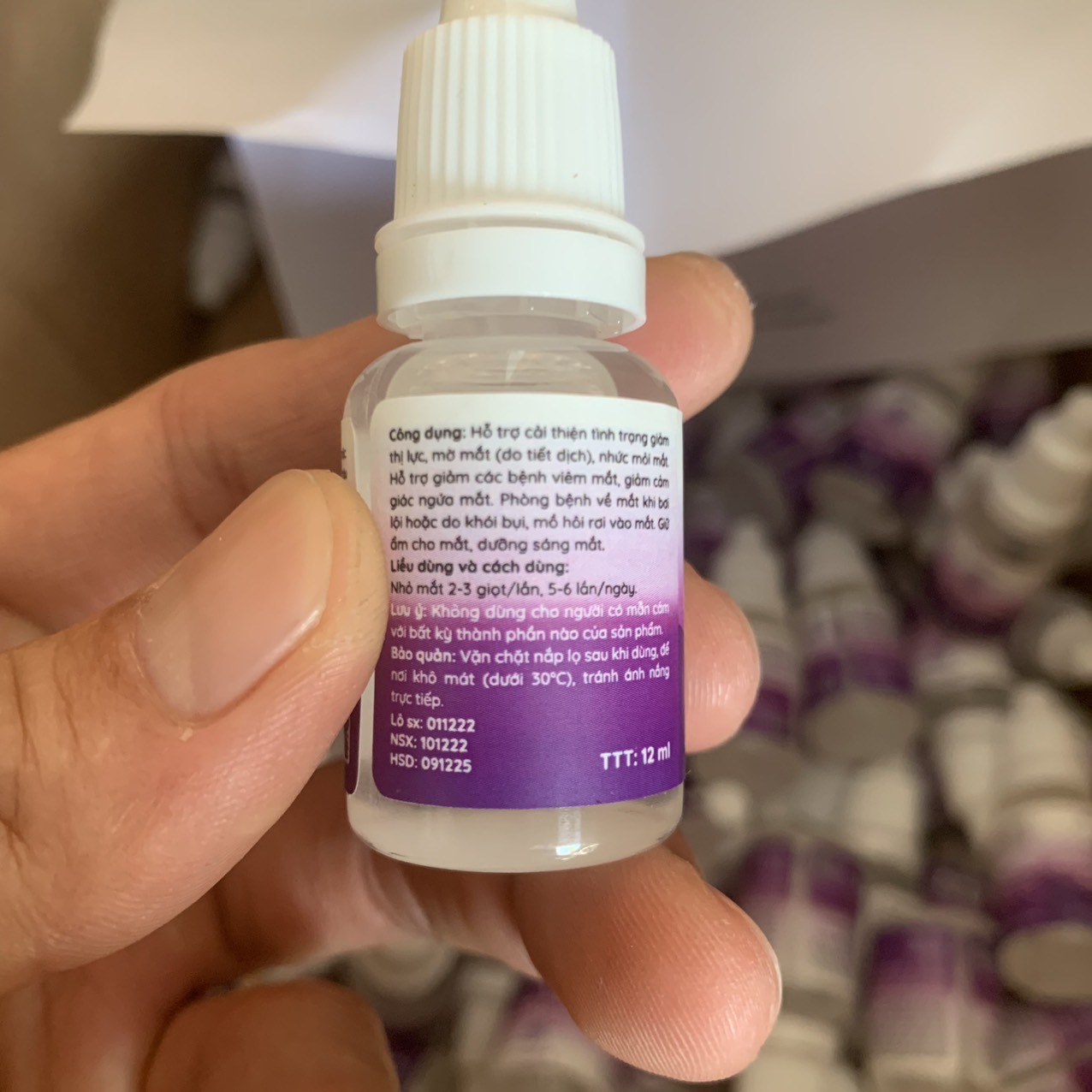 Kiềm nhỏ mắt Saphia - Kiềm sáng mắt chai 10ml