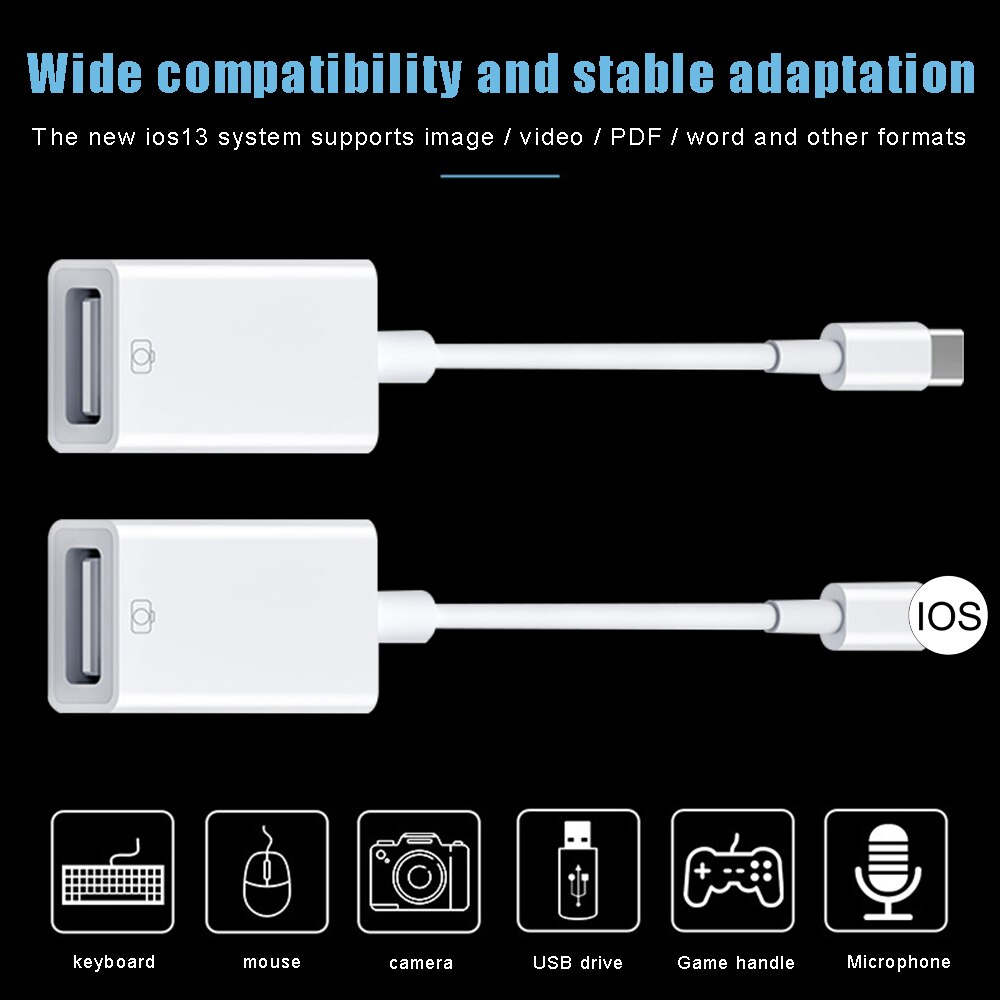 Lightning To USB OTG Camera Adapter