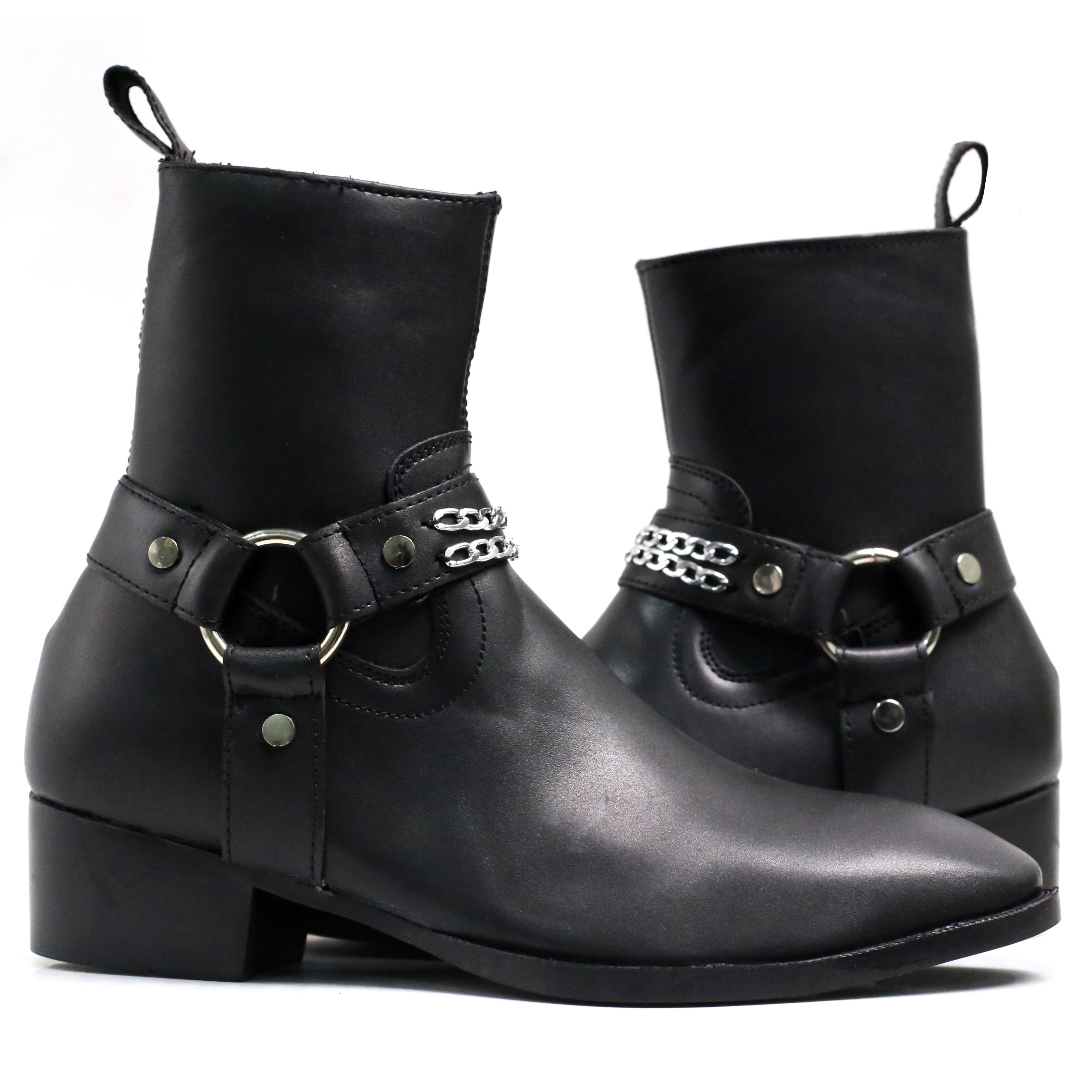 Giày harness boot khóa kéo StarLord SL1120 đế cao