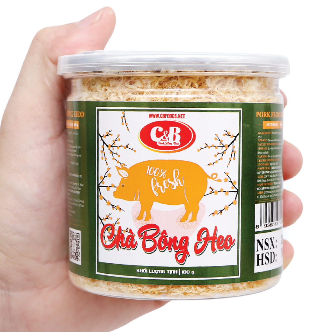 CHÀ BÔNG HEO C&B HỘP 100G