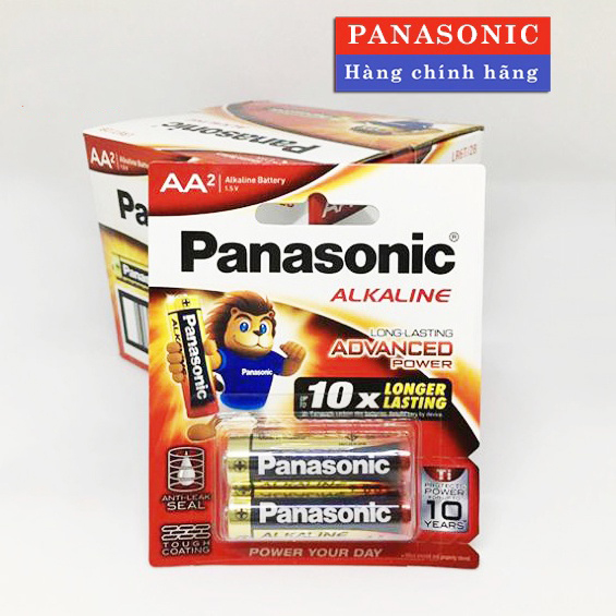 Combo 5 vỉ pin AA Panasonic Alkaline (1 vỉ 2 viên)