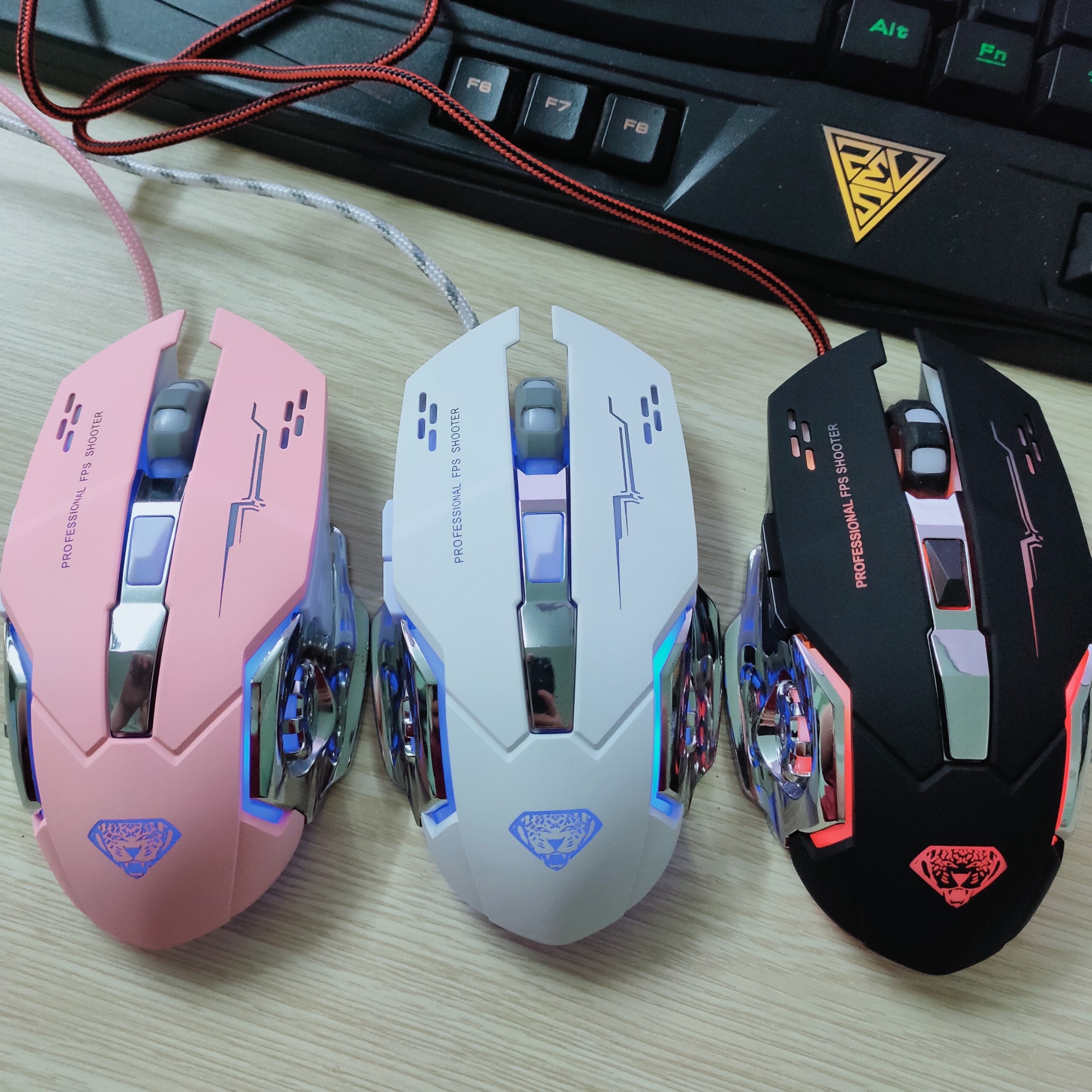 [HCM]Chuột game thủ có dây Divipard G502 đèn LED nhiều màu